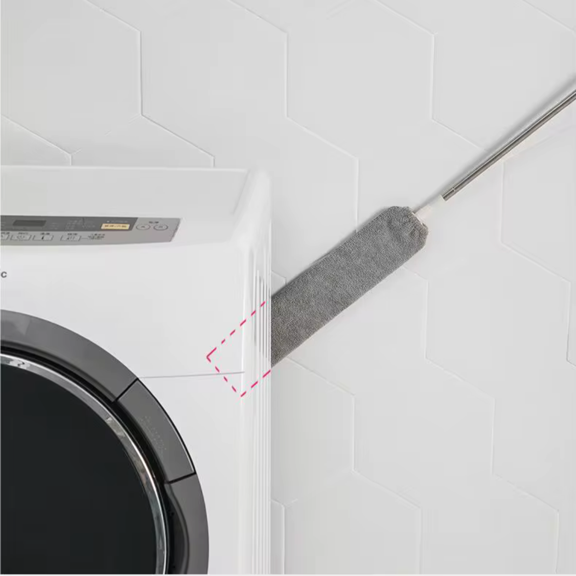 Telescopic Microfiber Gap Cleaning Brush
